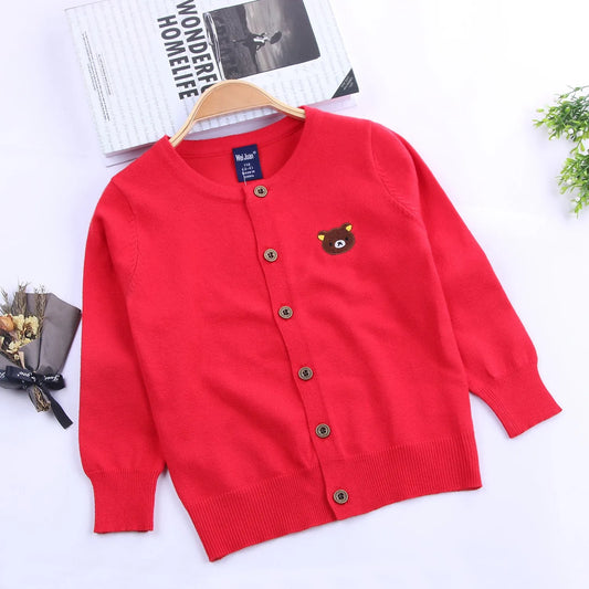 Chaqueta de punto clásica para niños, chaqueta fina para niños