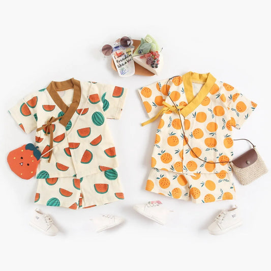 Ropa de bebé de manga corta,