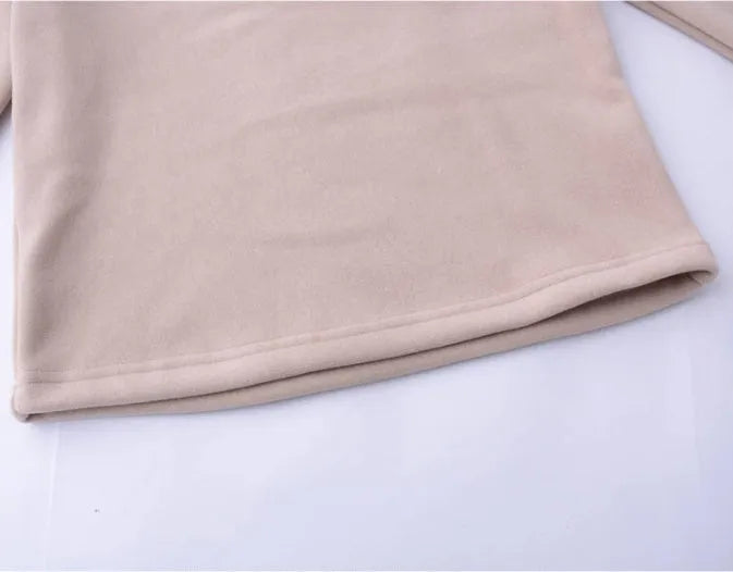 Camiseta de manga larga de invierno Suéter de cuello alto para niños