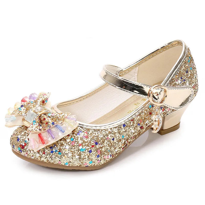 Zapatos niña princesa piel