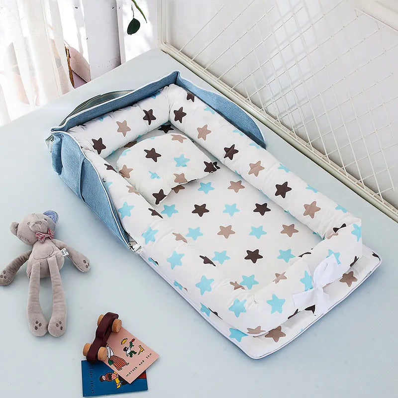 Cama de bebé plegable,