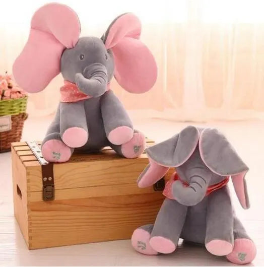 Peek-UN-Boo D'éléphants Interactifs En Peluche Jouet