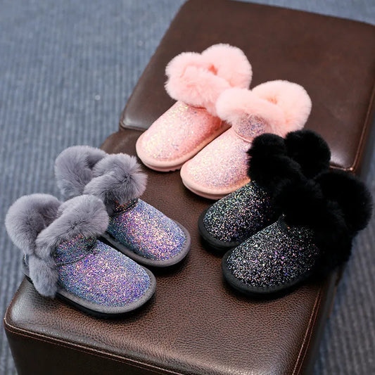Botas de terciopelo además botas impermeables cálidas