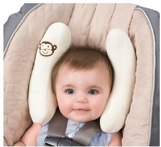 Almohada con forma de cabeza de bebé, almohada de plátano