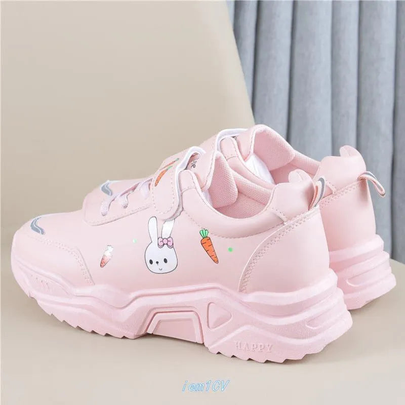 Zapatos para correr informales de Pu para estudiantes de escuela primaria de primavera y otoño