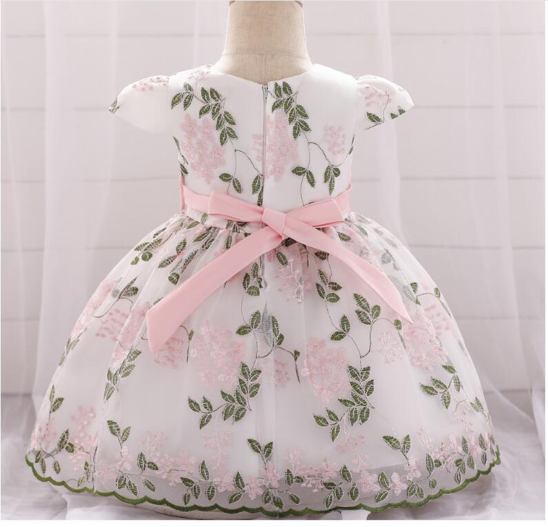 Ropa de verano para niños, vestido de boda para fiesta de cumpleaños de bebé, falda, vestido mullido para niñas