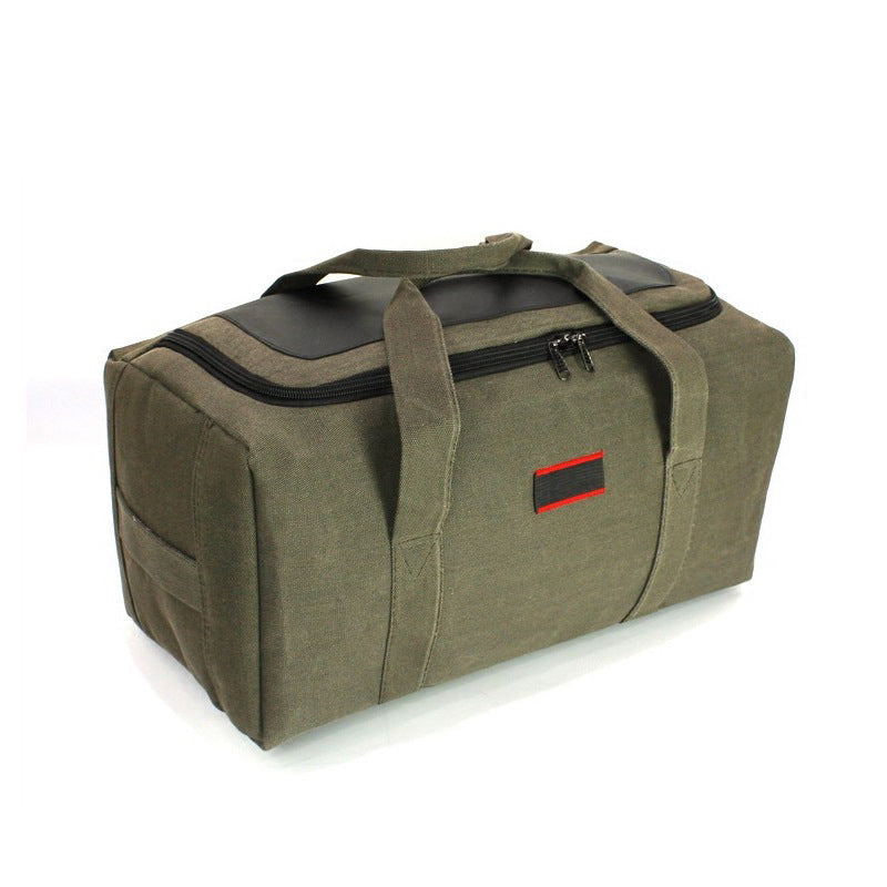 Bolsa de lona de gran capacidad para equipaje de mano, bolsa de viaje, bolsa grande para mudanzas de hombre