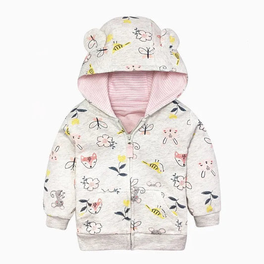 Lindo abrigo doble para niños y niñas.