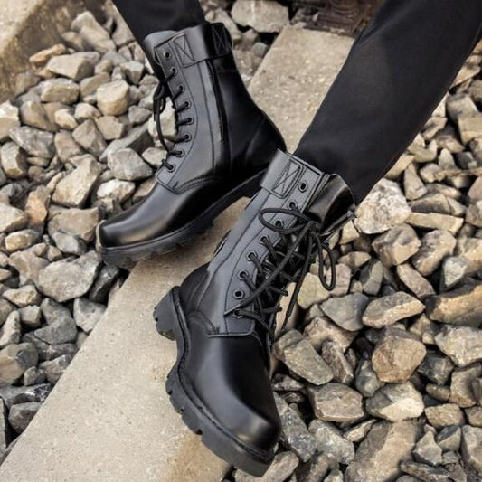 Botas al aire libre de primavera y otoño botas altas para hombre