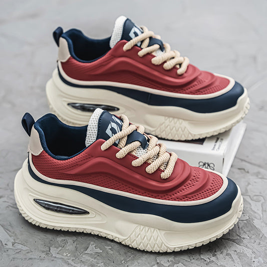 Zapatos Dad con plataforma de cuero para hombre