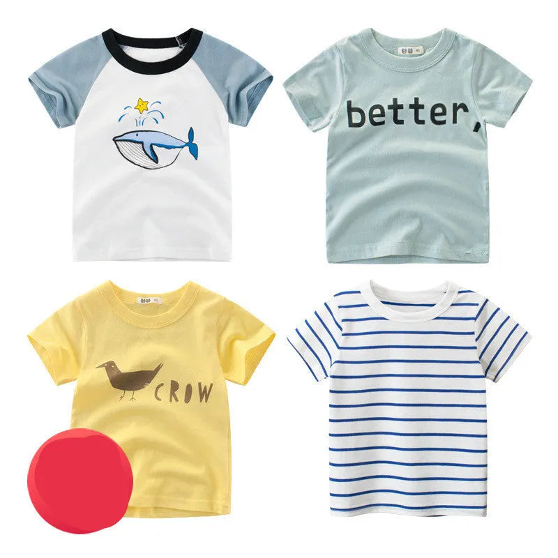 Camiseta infantil de verano de manga corta.