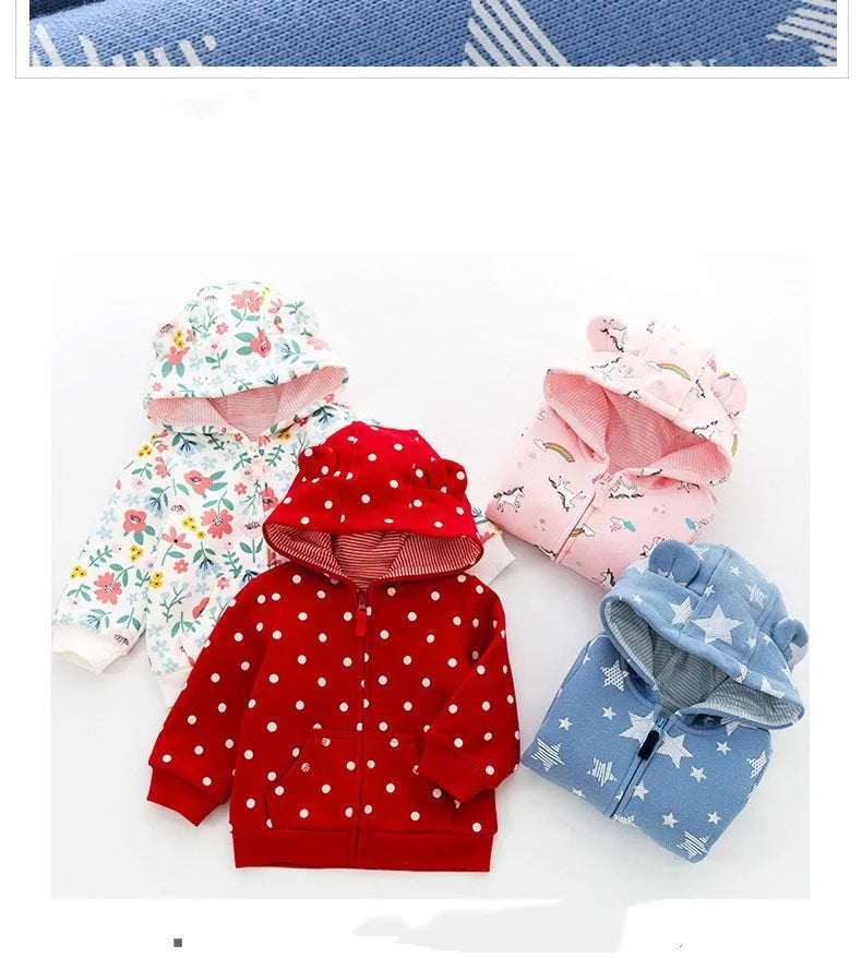 Lindo abrigo doble para niños y niñas.