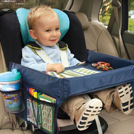 Table de plateau de table de jouet imperméable pour enfants montée sur véhicule