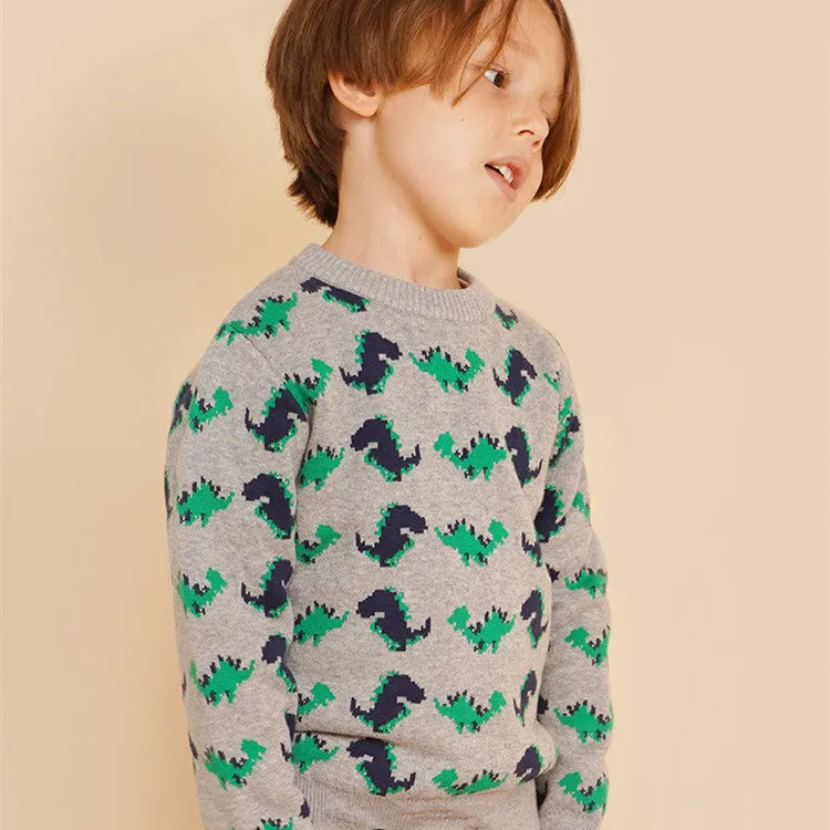 Suéteres de punto para niños Suéteres con estampado para niñas Suéteres de algodón para bebés