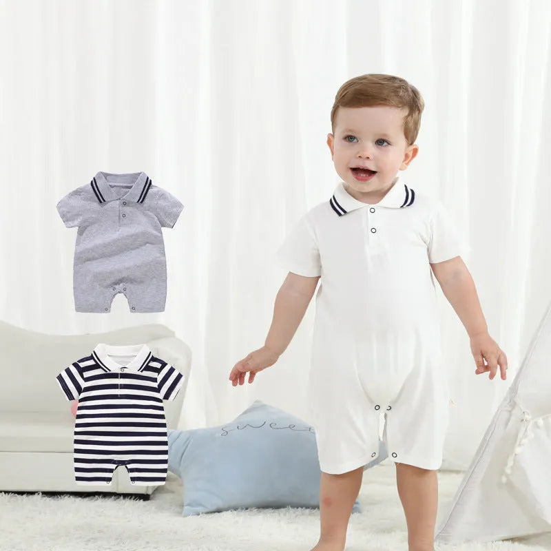 Ropa de bebé mameluco de color liso