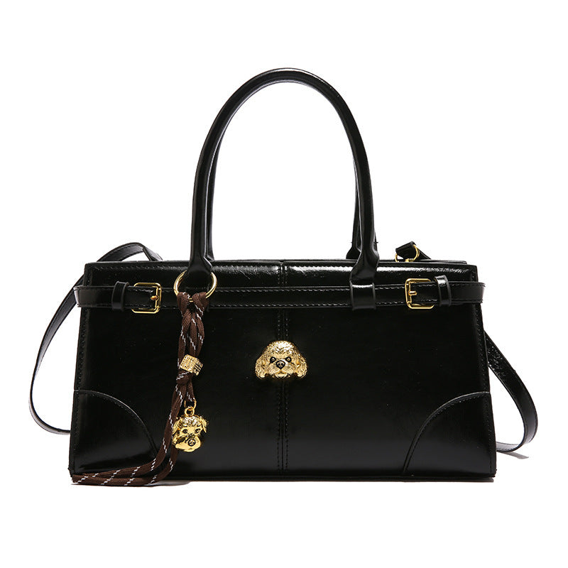Bolso de hombro con bloques de color de moda para mujer