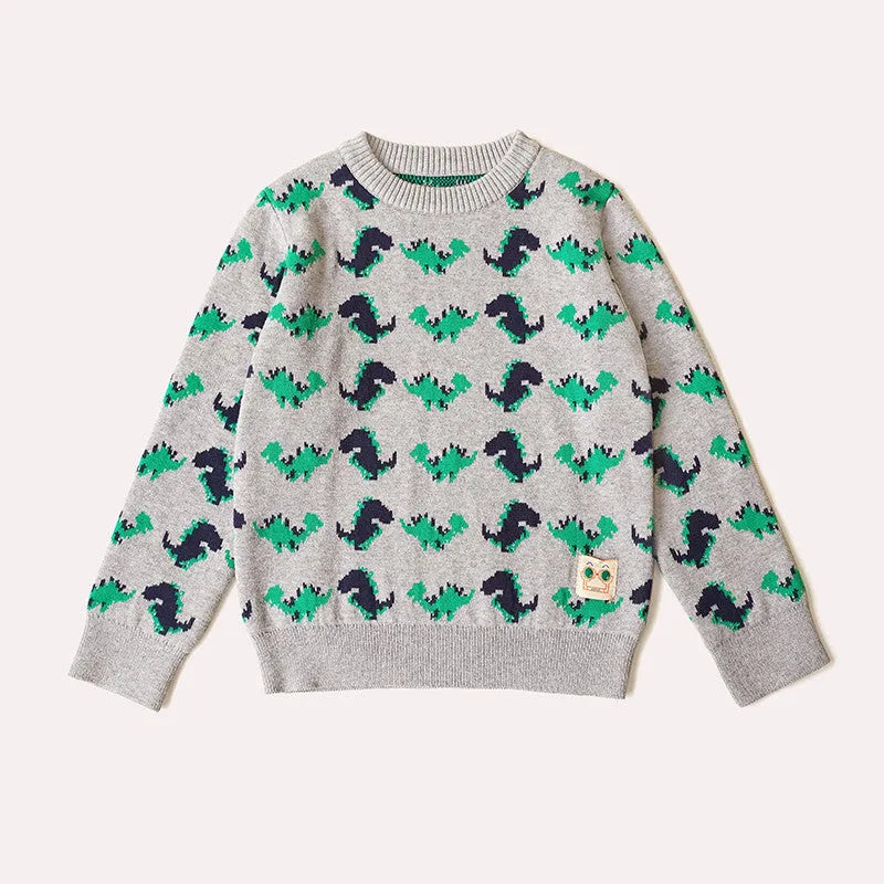 Suéteres de punto para niños Suéteres con estampado para niñas Suéteres de algodón para bebés