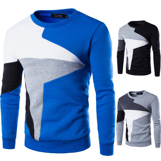 Suéteres para hombre, nueva moda, estampado informal, cuello redondo, suéteres de punto de algodón ajustados para hombre, jerseys, ropa de marca para hombre