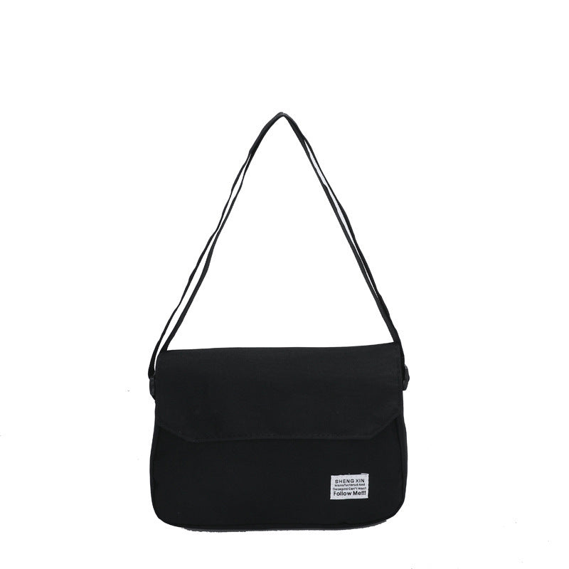 Ins Messenger Bags mujeres hombres bolso de hombro tipo bandolera Casual pareja pequeño bolso con solapa