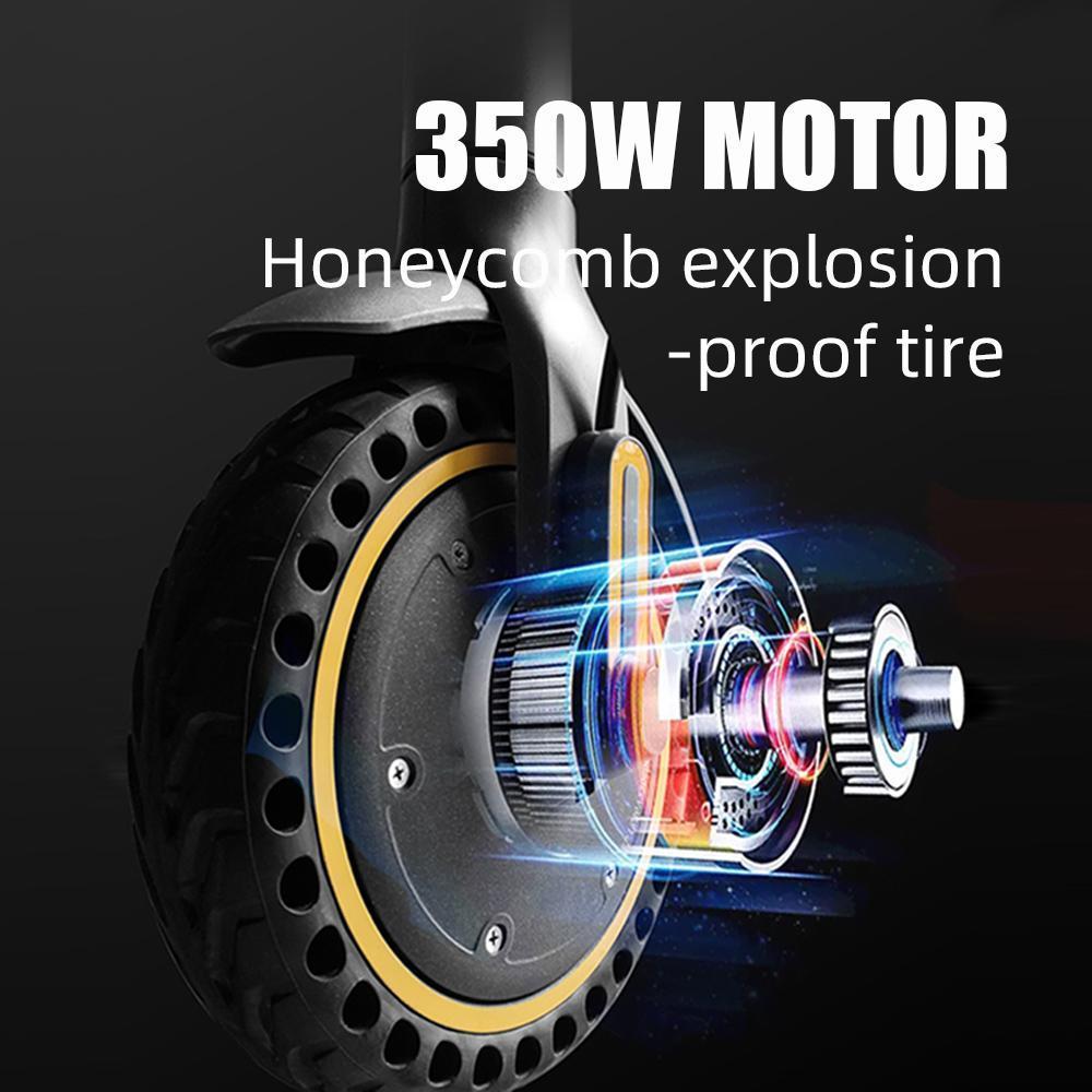 Hot Sale 8.5 Inch Tire Dual Wheel 350w 10.4A Battery Powerful  Electric Scooter