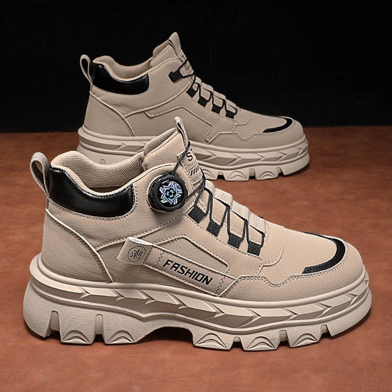 Botas Martin para hombre, zapatos casuales de caña alta