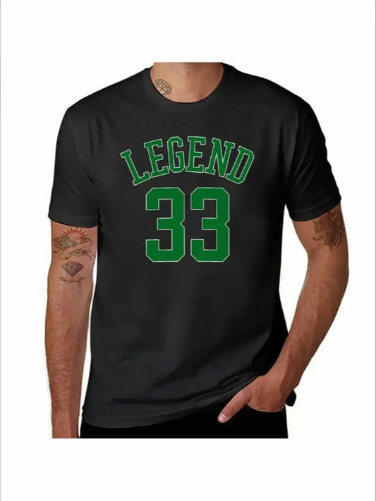 Camiseta retro Larry 'Legend' Bird Jersey Tops lindos Tallas grandes Paquete de camisetas gráficas para hombre