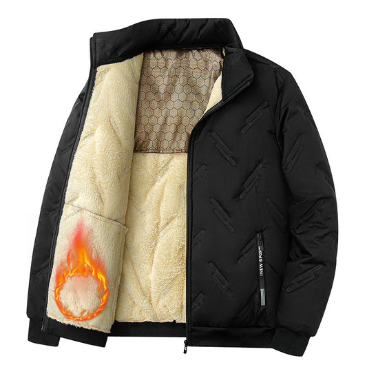 Nuevo Abrigo de algodón con diseño de grafeno, chaqueta polar gruesa y cálida para invierno, ropa