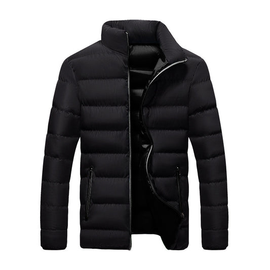 Chaqueta de invierno para hombre, ropa de pan ajustada, abrigo de algodón grueso, abrigo de comercio exterior para hombre, chaquetas grandes para hombre 
