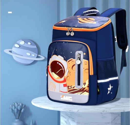 Mochila ligera para niños de primaria con protección para la columna vertebral