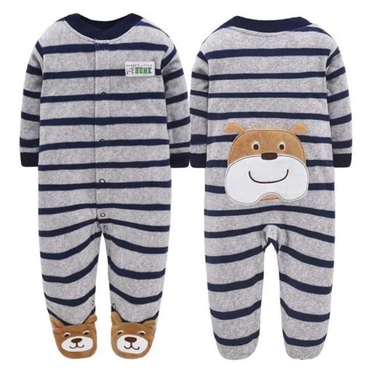 Ropa de primavera para niña, peleles de lana suave para niño,