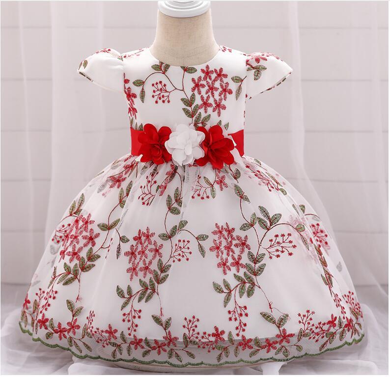 Ropa de verano para niños, vestido de boda para fiesta de cumpleaños de bebé, falda, vestido mullido para niñas