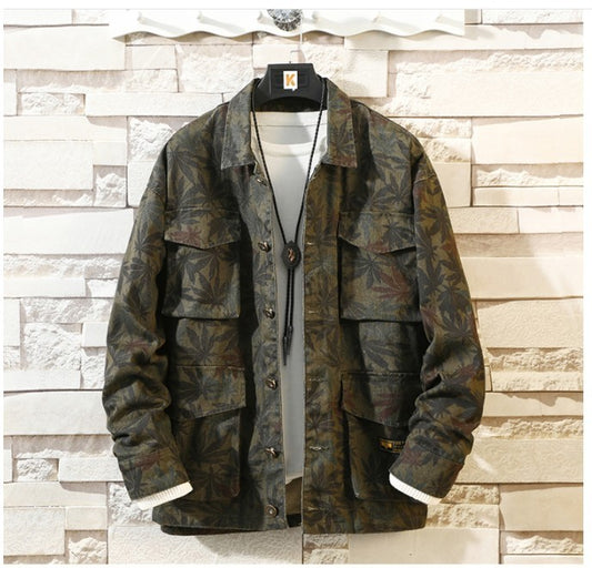 Nueva chaqueta vaquera de camuflaje para hombre, abrigo para hombre, chaqueta vaquera masculina, chaqueta y abrigos, diseño de moda, ropa de marca de otoño