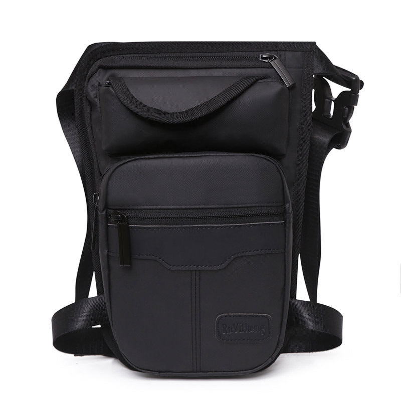 Hombres Impermeable Nylon LegsBag Muslo Cadera Bolsas Fanny Pack Moda