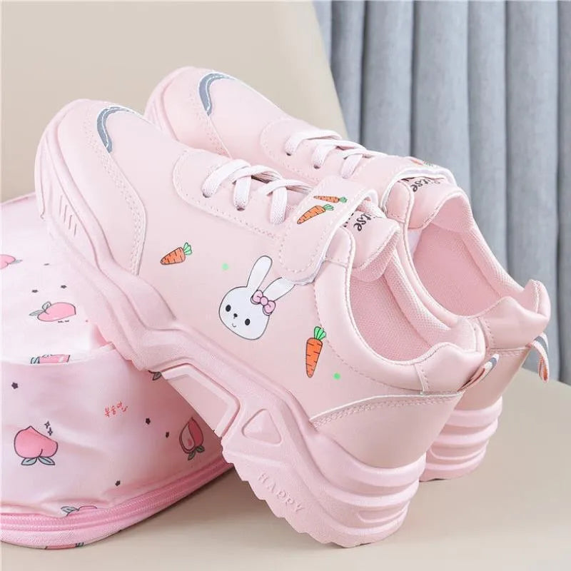 Zapatos para correr informales de Pu para estudiantes de escuela primaria de primavera y otoño