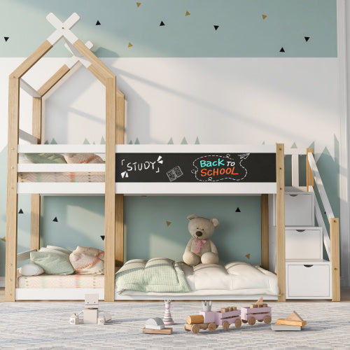 Cama infantil de madera maciza