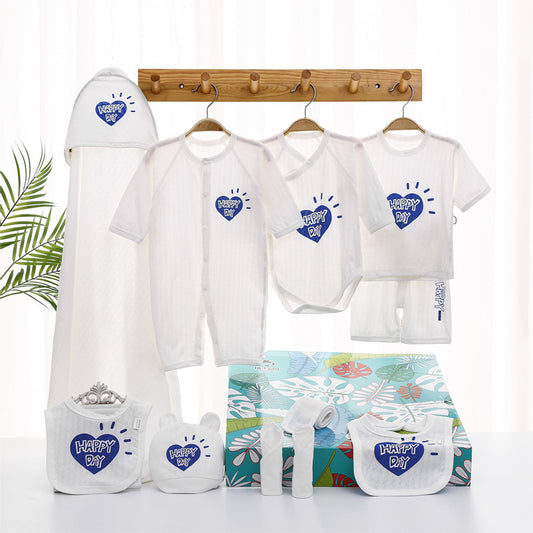 Conjunto de regalo para bebé con ropa fina de verano para recién nacidos
