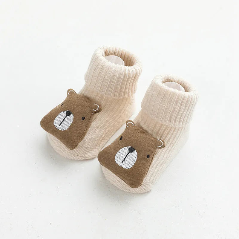 Calcetines para bebé, dispensador de pegamento, antideslizantes, sueltos, calcetines para bebé, calcetines de suelo para niños