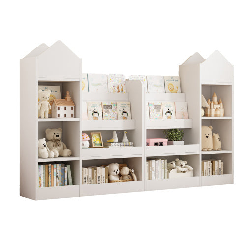 Estantería de madera para niños