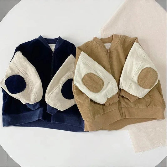 Chaqueta de pana nueva moda Otoño uniforme de béisbol para hombres y mujeres