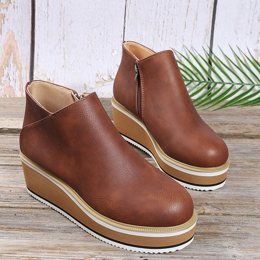 Zapatos casuales de mujer con parte inferior gruesa 43 de talla grande