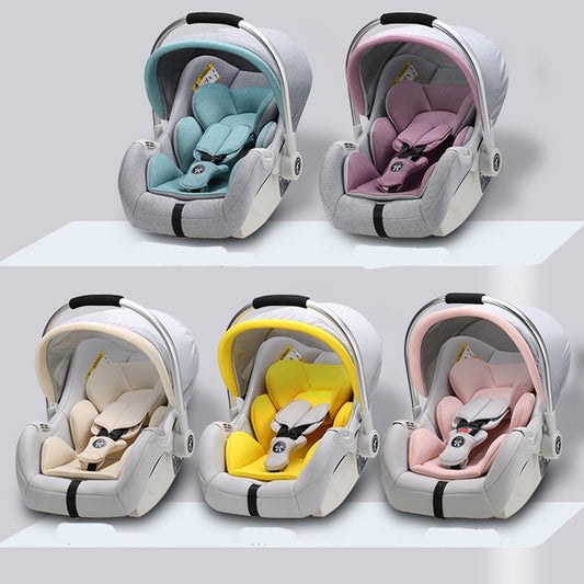 Coche de bebé con asiento de seguridad plegable, cesta, cuna portátil para coche