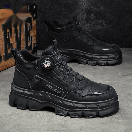Botas Martin para hombre, zapatos casuales de caña alta