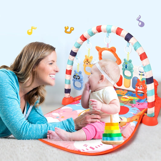 Bebé Fitness marco Pedal Piano bebé con música niños Pedal juguete