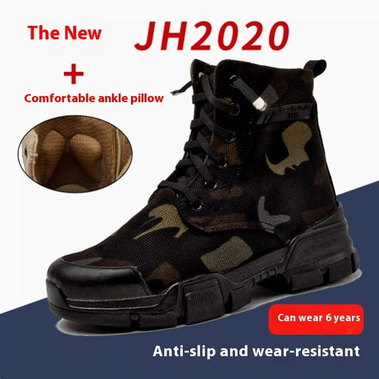 Botas Martin impermeables Nano de tres pruebas con cordones de moda