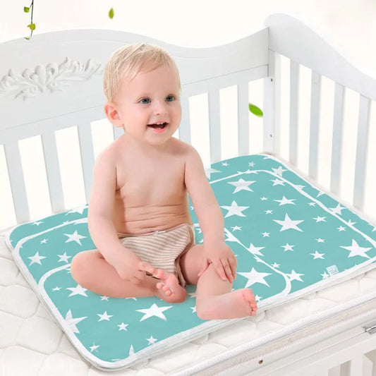 Nouveau Bébé Respirant Et table à Langer de Coton Bande Dessinée Étanche Pad